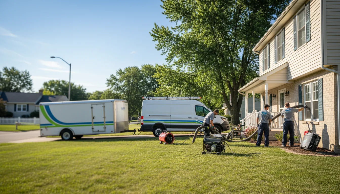 Flooded Basement Restoration And Cleanup With Repair in Walkerville, MI near me